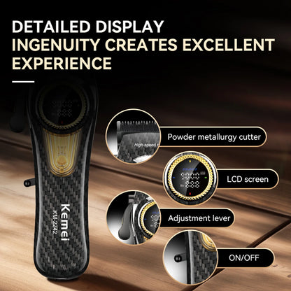 Kemei KM-2242 Men's Hair Clipper 9000RPM Brushless Machine