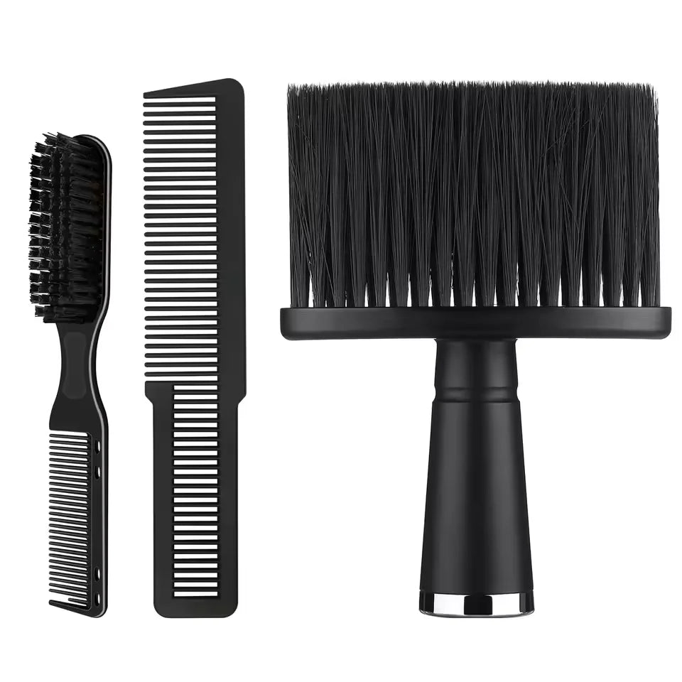 Professional Barber Kit: Neck Duster Beard Brush