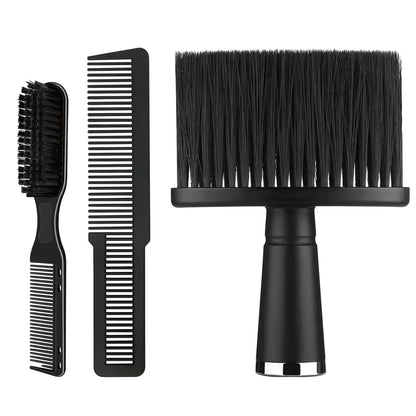 Professional Barber Kit: Neck Duster Beard Brush