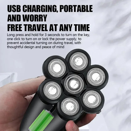 5 In 1 Electric Shaver For Men Bald Head Hair Clipper Razor