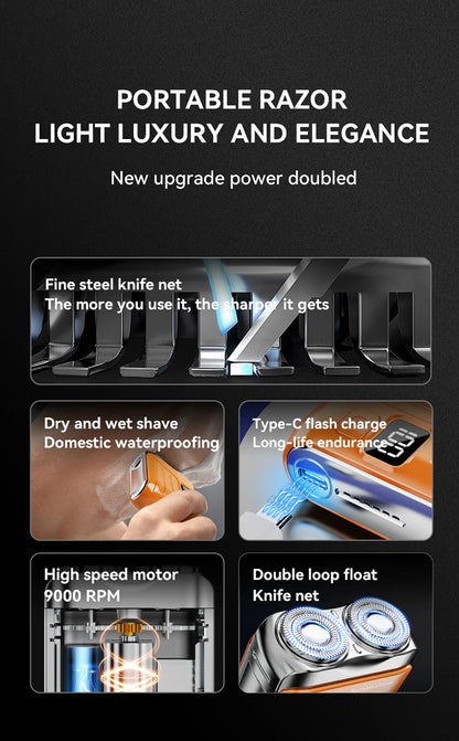 New Double-headed Mini Magnetic Shaver for Men
