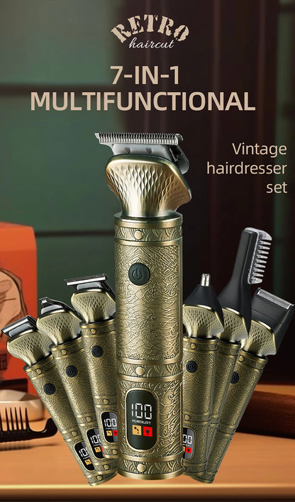 7-in-1 Hair Trimmer Multifunctional Hair Clipper