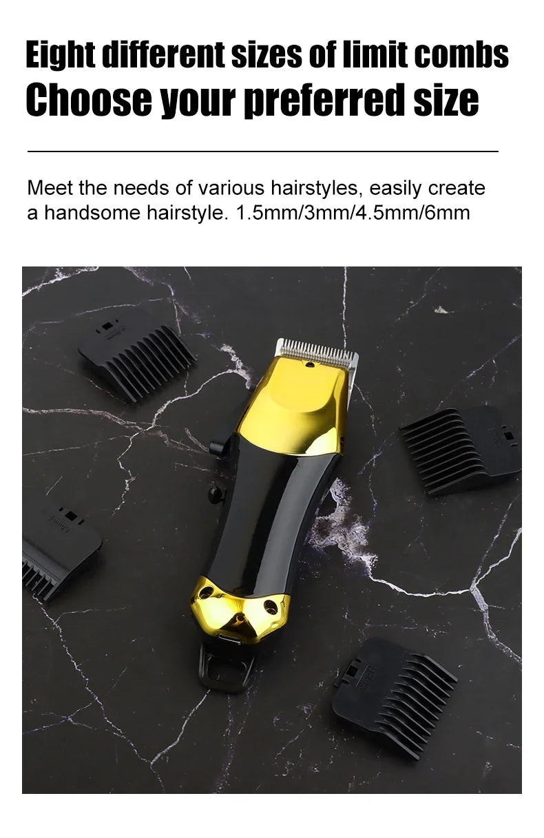 Wireless Hair Trimming for Men Hair Clippers Cordless Electric Shaver