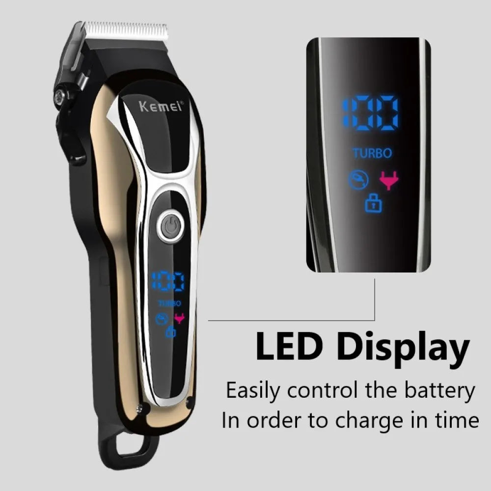 Kemei 1990 new hair clipper professional hair clipper set