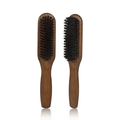 Wood Handle Boar Bristle Beard Brush Shaving Tool