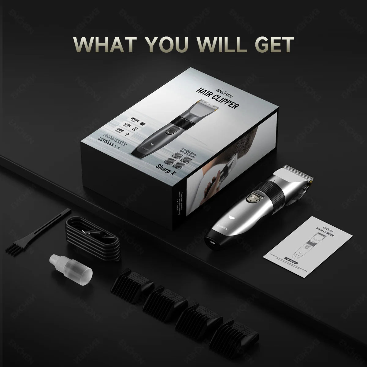 Sharp X Hair Trimmer Professional Haircut Clipper