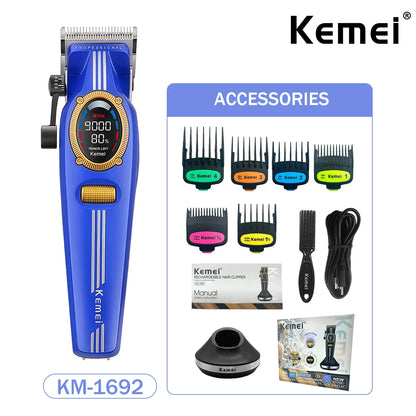 Kemei Trimmer Professional Rechargeable Clippers KM-1685 KM-1692