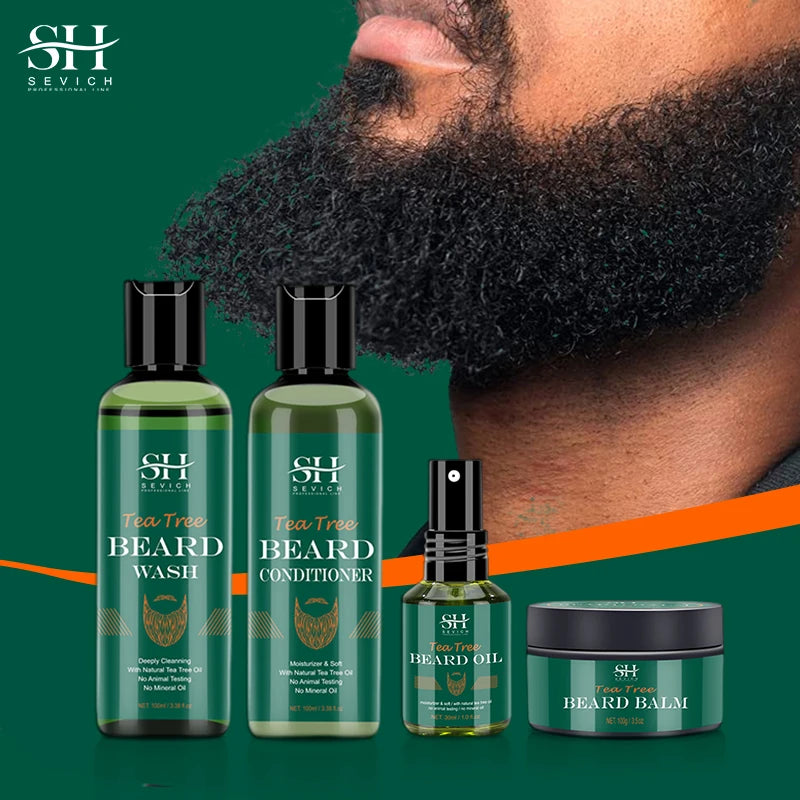 Tea Tree Beard Care Series Fast and Effective Beard Growth