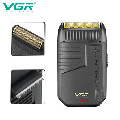 VGR Electric Shaver Professional Beard Trimmer Razors Foil Shaver