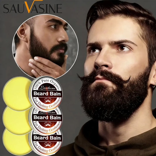 Natural Beard Balm Wax Beard Growth Balm for Men