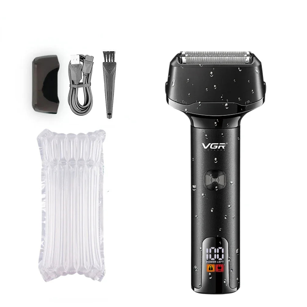 VGR 3 Blades Professional Electric Shaver For Men V-371