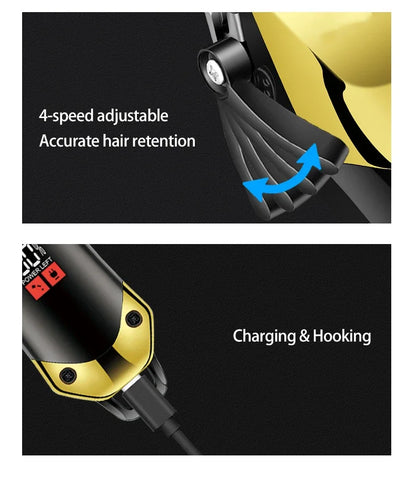 Wireless Hair Trimming for Men Hair Clippers Cordless Electric Shaver