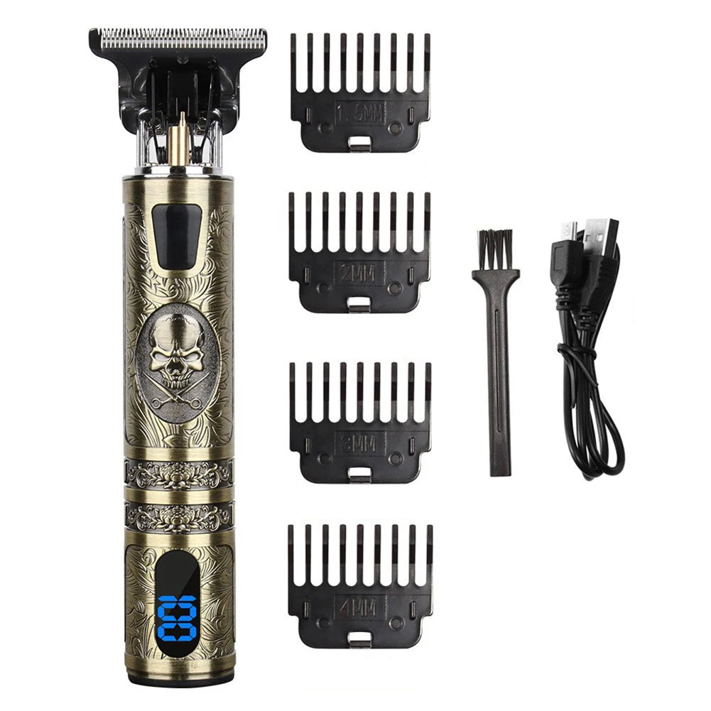 Electric Hair Clippers Barber Clippers Digital USB