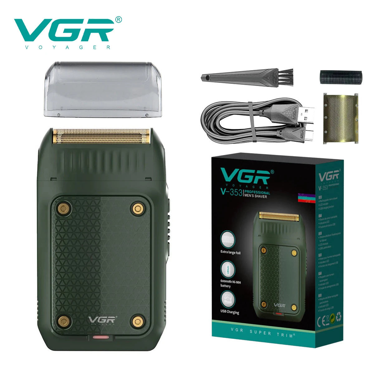 VGR professional grade shaver mini reciprocating shaver