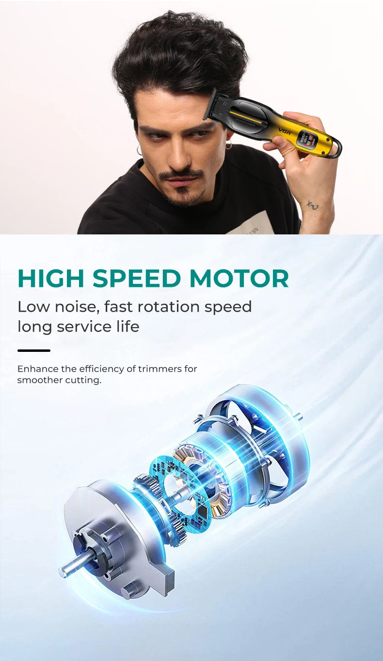 VGR Hair Trimmer Professional 9000 RPM Hair Clipper V-226