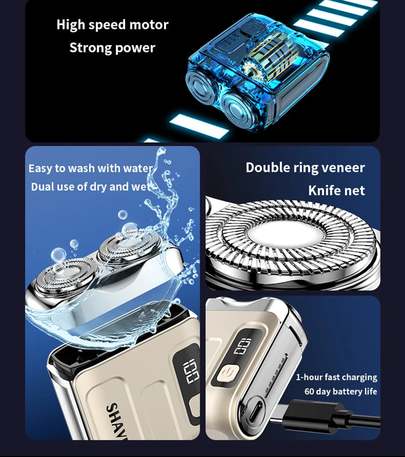 Travel Electric Shaver For Men Electric Razor