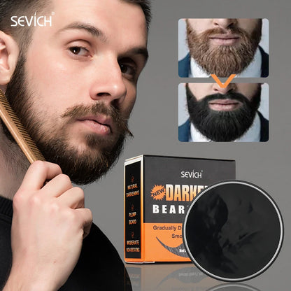 Sevich Men's Beard Growth Oil Care Products Beard Dyeing Cream Kit