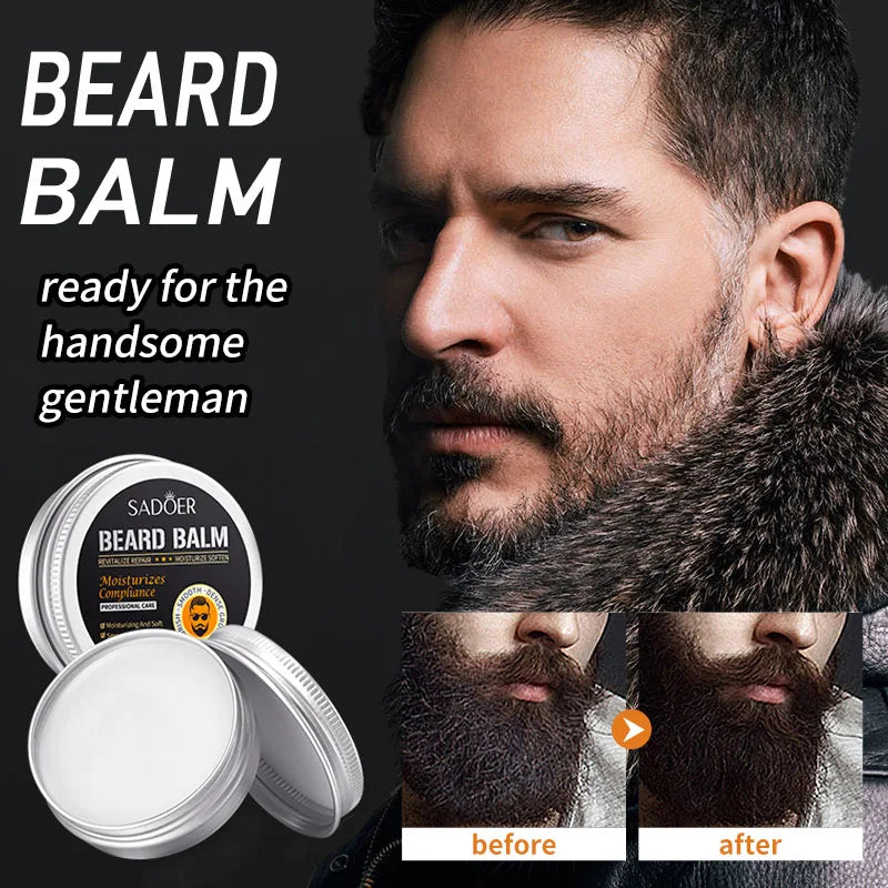 Men's beard care set beard oil beard balm moisturizing