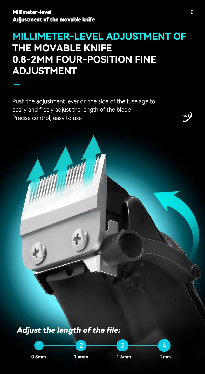KEMEI Km-2279 Professional Hair Clipper 210mins Hair Clippers
