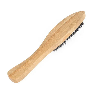Beech Long Handle Brush for Men's Mustache Shaving