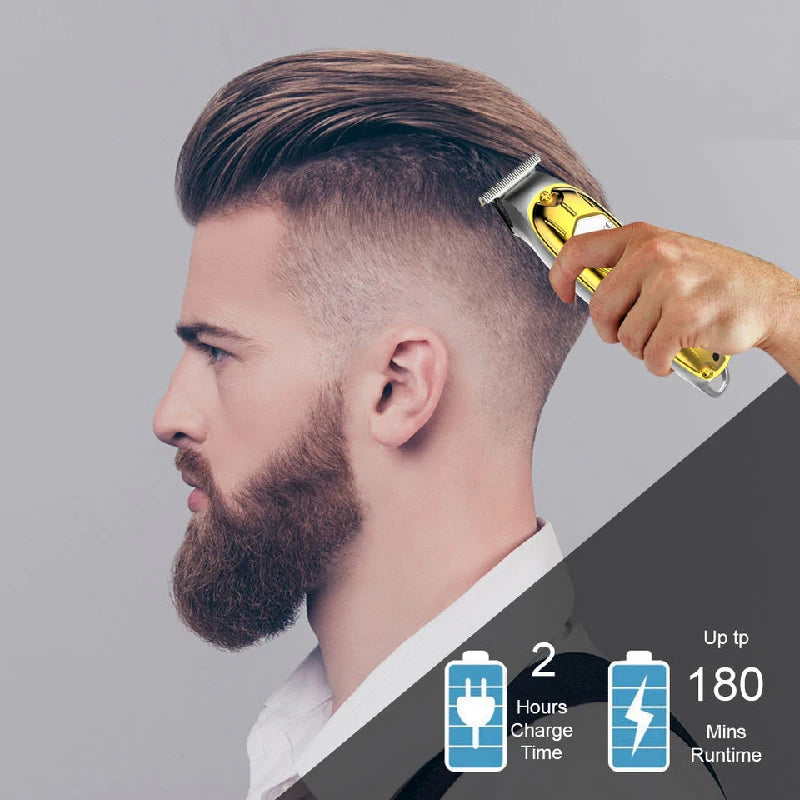 Kemei 1973 Pro Full Metal Hair Trimmer Professional Beard Trimmer
