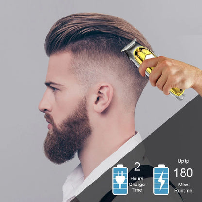 Kemei 1973 Pro Full Metal Hair Trimmer Professional Beard Trimmer