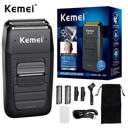 Kemei KM-1102 Rechargeable Cordless Shaver