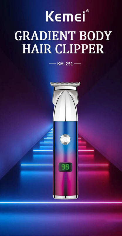 Kemei Professional Beard Trimmer for Men Rechargeable Shavers
