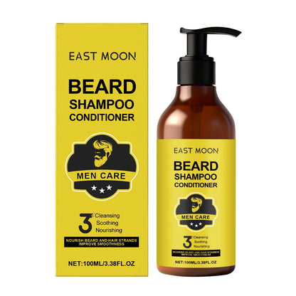East Moon Men Beard Shampoo Deep Cleaning Moisturizes