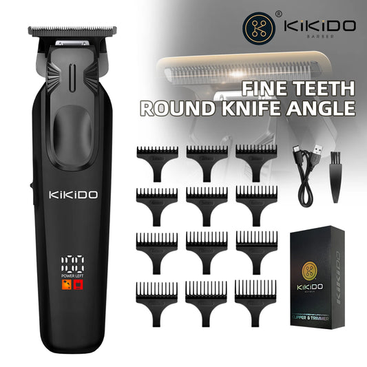 KIKIDO Barber Cordless Hair Trimmer 7200 RPM Carving Clipper