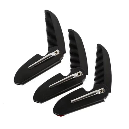 50/100pcs Portable Folding Beard Comb for Men Pocket-Sized