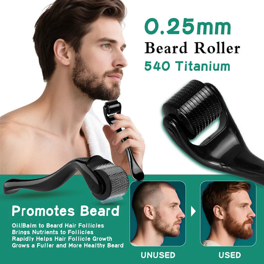 Derma Roller for Skin Beard Hair Growth Face Massager