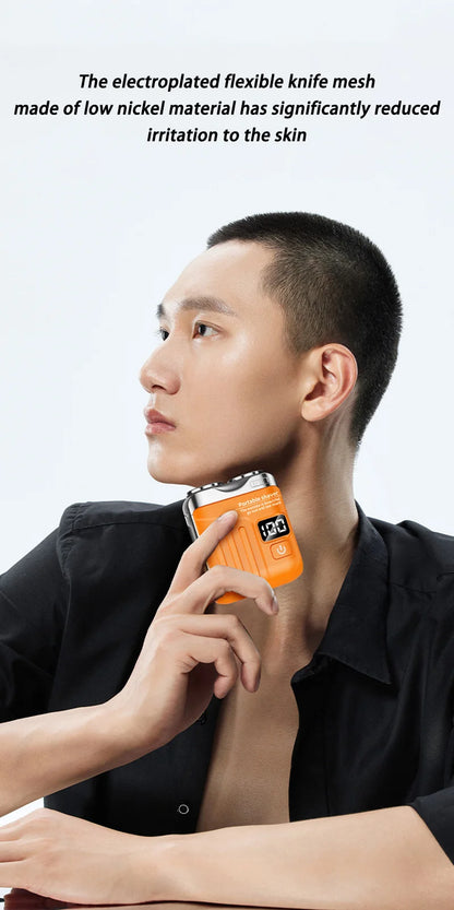 Xiaomi Electric Smart Shaver Mini Dual Blade Digital Display Shaver