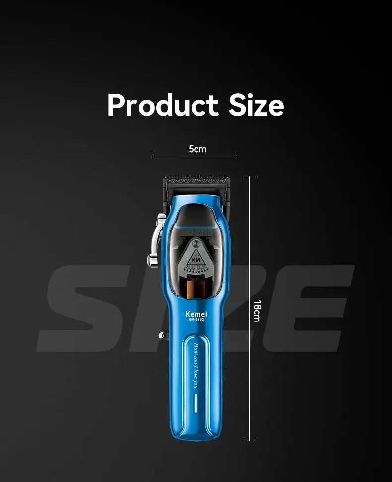 Kemei Professional Hair Clipper Barber Cordless Hair Trimmer