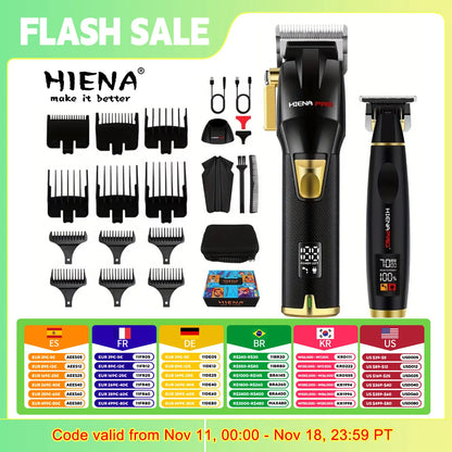 HIENA Hair cutting machine hair clipper Trimmer professional electric shaver