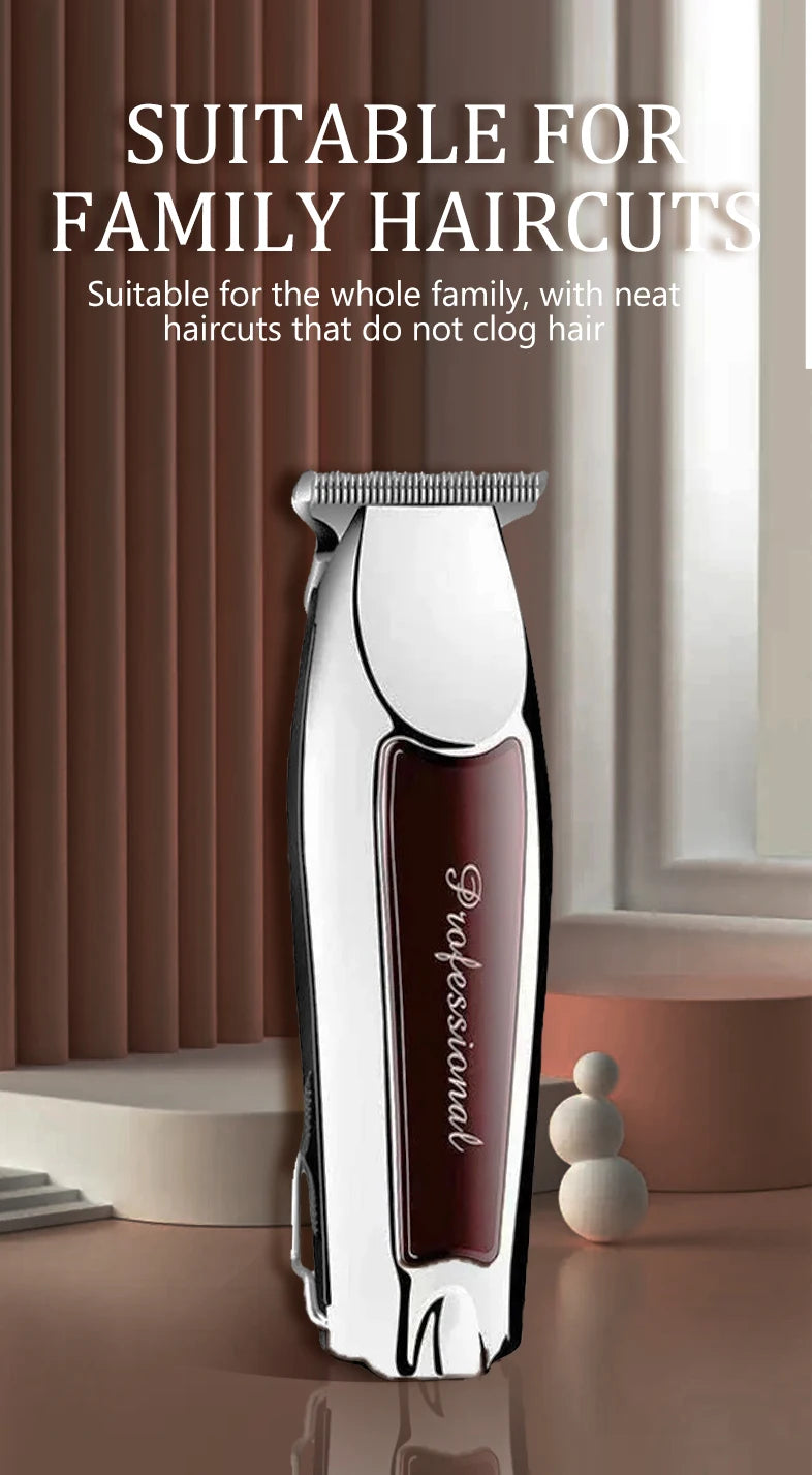 Rechargeable cordless hair trimmer for men grooming