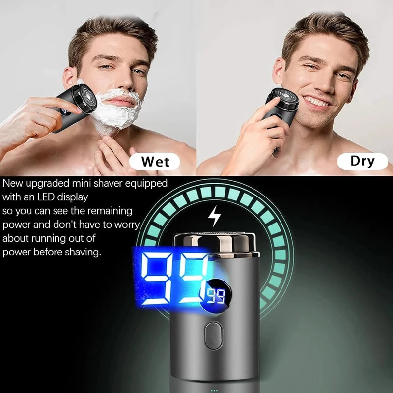 Elecrtic Razor Gif Xiaomi Men Electric Mini Shaver Rechargeable Type-c Charging – Beard Air