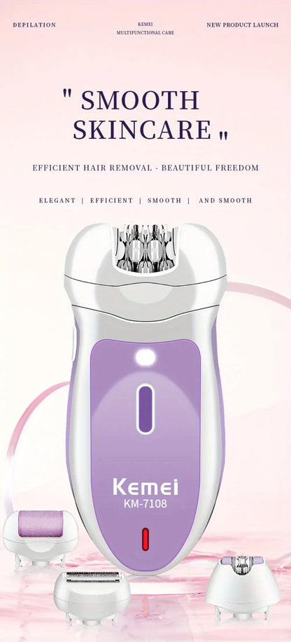 KM-7108 New Four in One USB High Electric Hair Puller