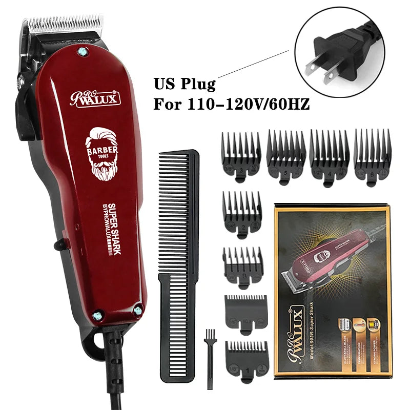 WALUX Professional AC220-240V Hair Clipper 10W Powerful Trimmer