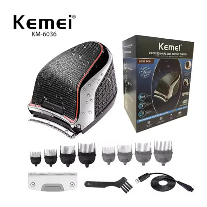 Kemei Self-Haircut Electric Beard Hair Trimmer For Men Grooming