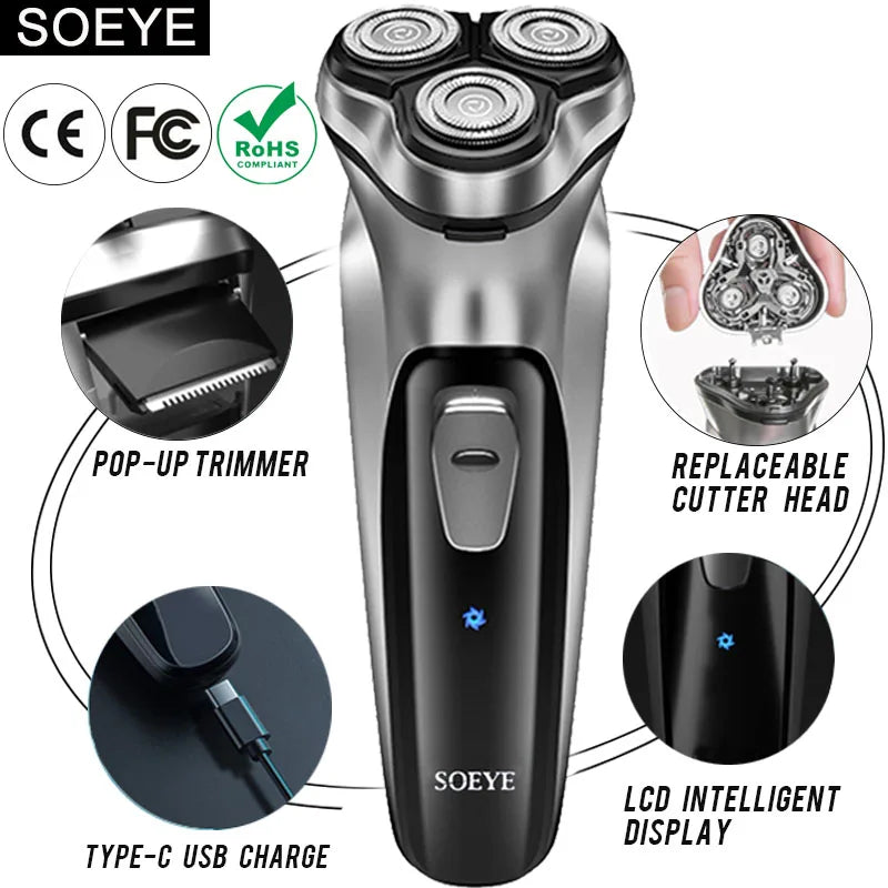 Electric Shaver for Men Electric Razor Shaver for Men 3D Floating