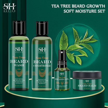 Tea Tree Beard Care Series Fast and Effective Beard Growth