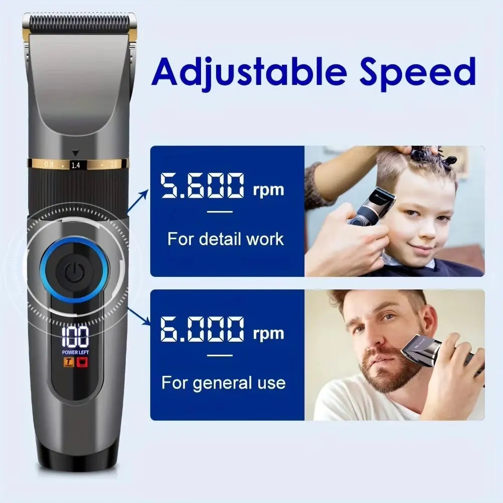 Man's Smart Washable Barber Professional USB Charging Edge
