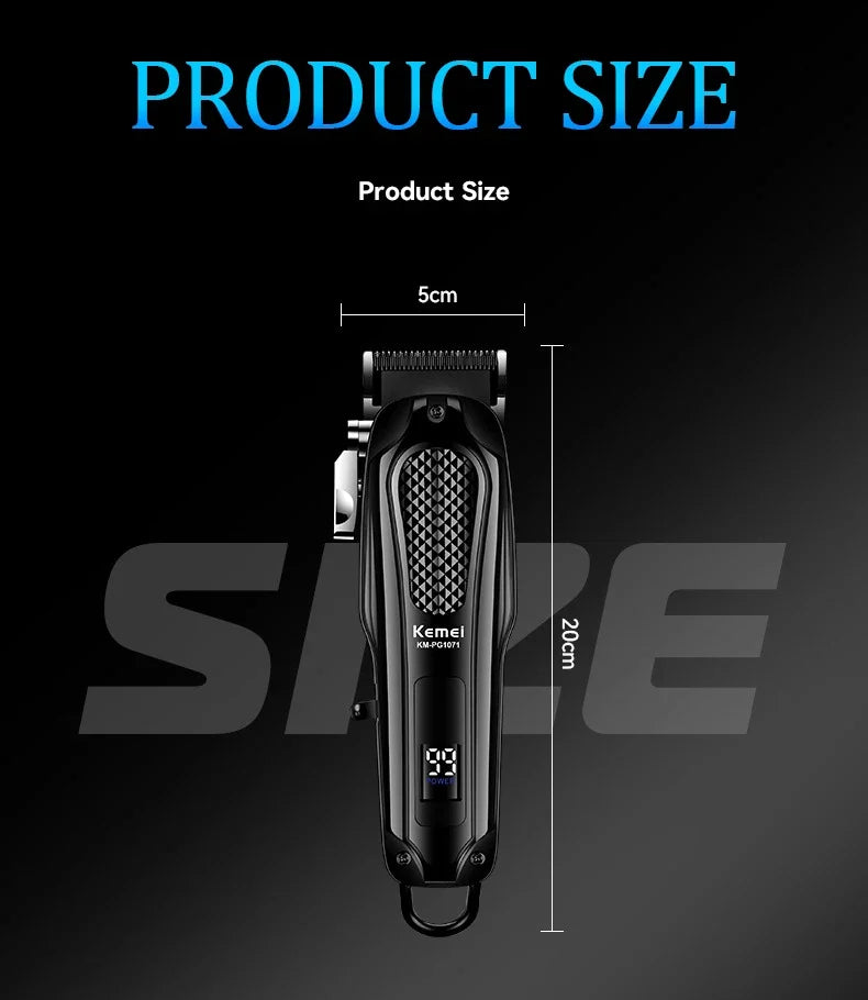 KM-PG1071 Electric Hair Clipper UBS Cordless Beard Trimmer