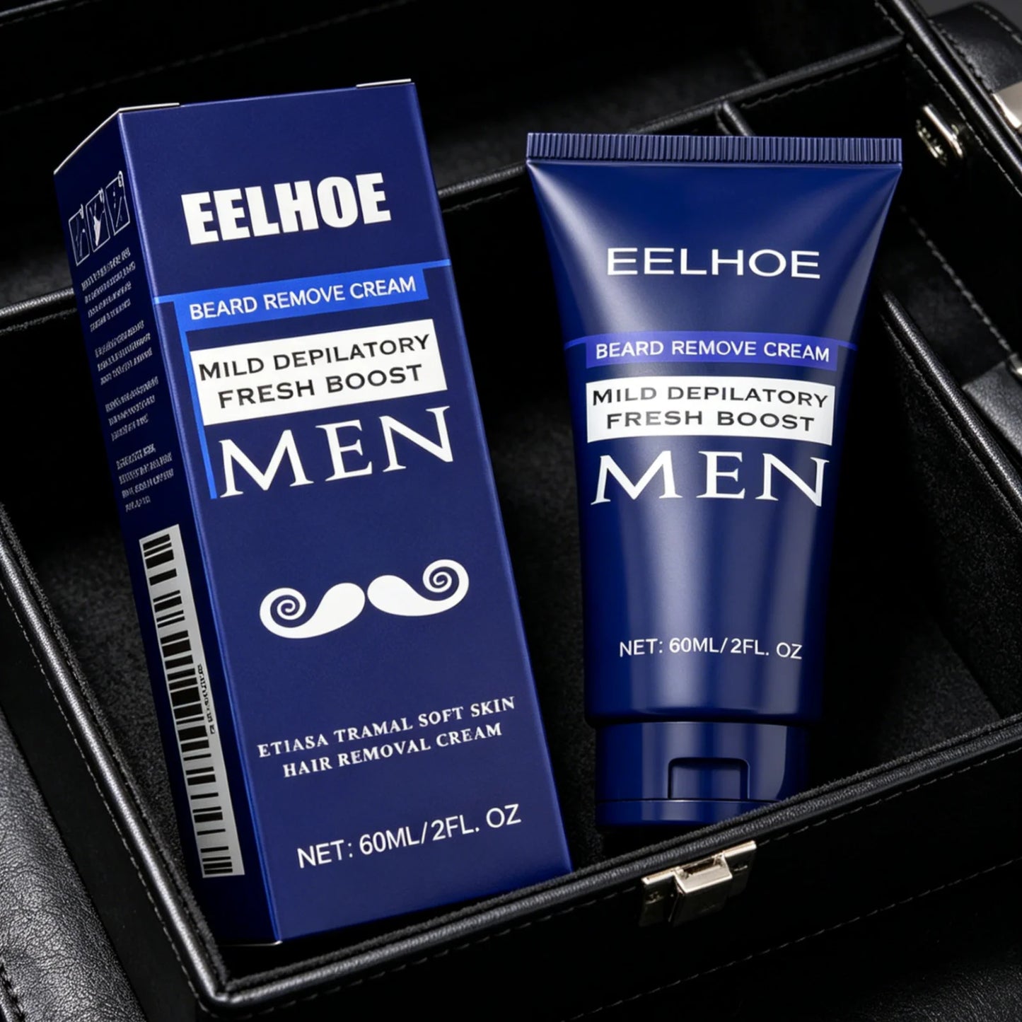 EELHOE Men Cream Gentle Painless Beard Remove Cream 60ml