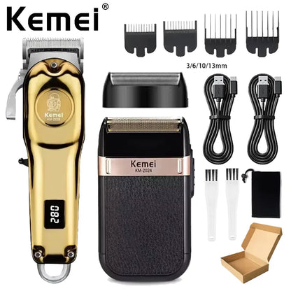 Kemei KM-2628 KM-678 KM-2024 USB Rechargeable Hair Clipper
