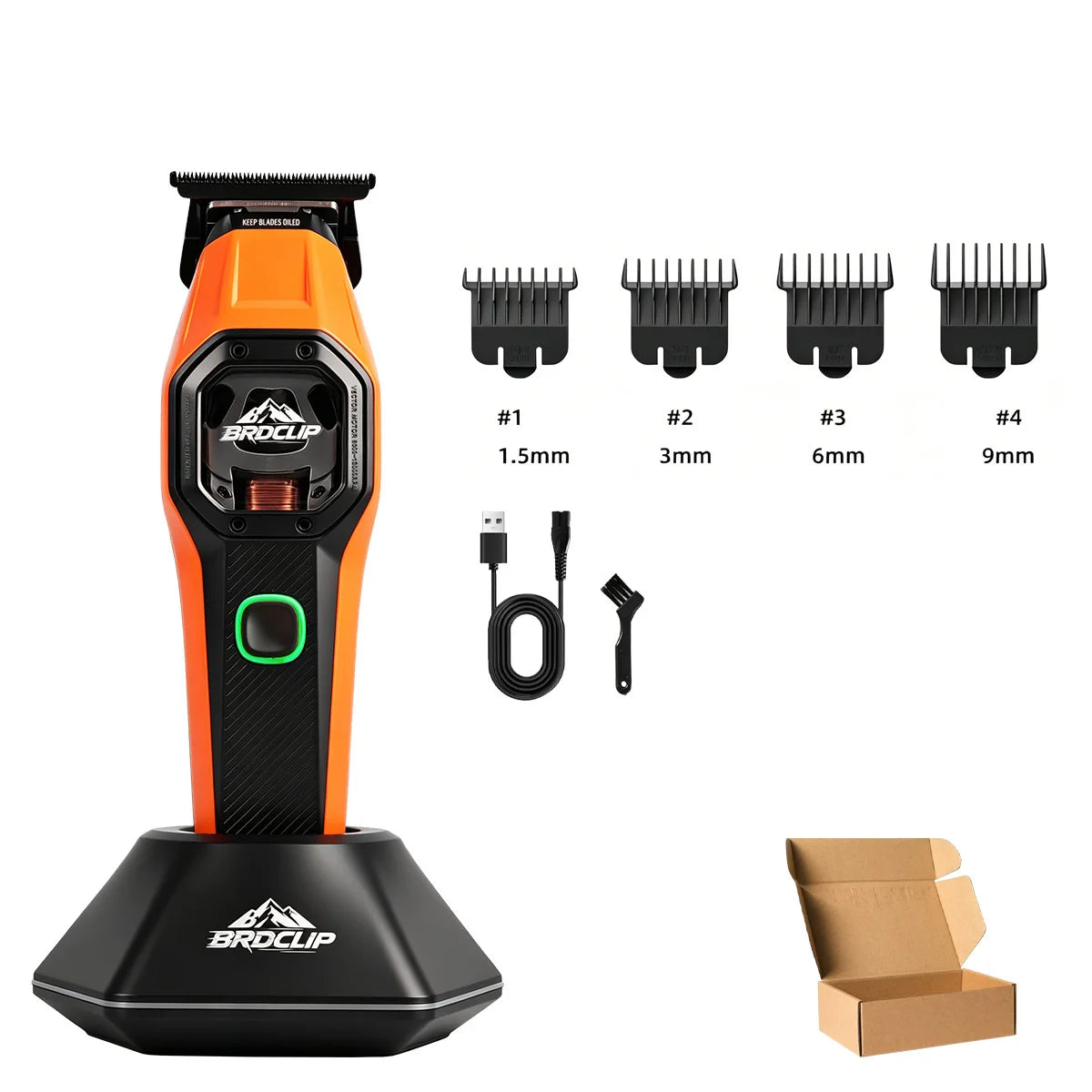 New Professional BRDCLIP Salon Barber Kit Hair Clipper