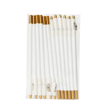 White Barber Beard Pencil Edge Hairline Trace Hair Shape