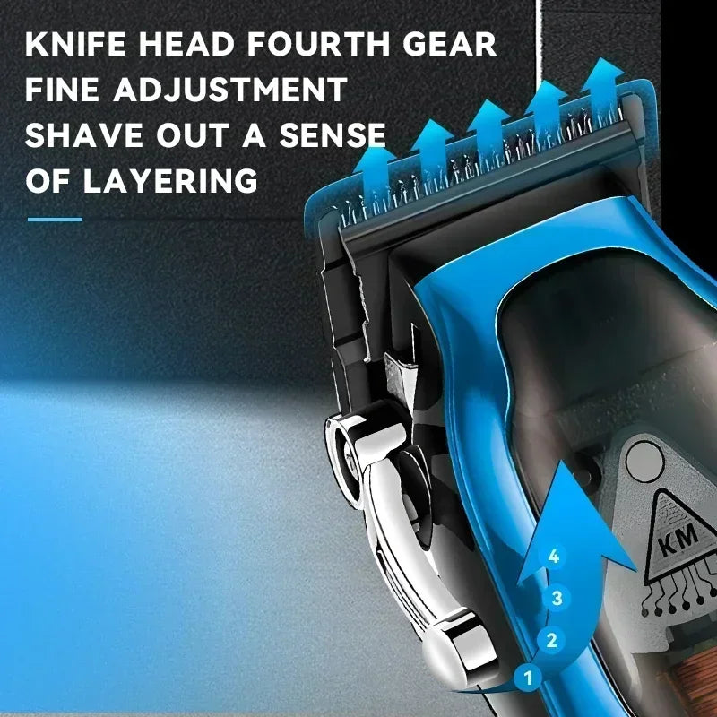 Kemei  Barber High Speed Motor 9000 RPM Electric Hair Clipper KM-1763