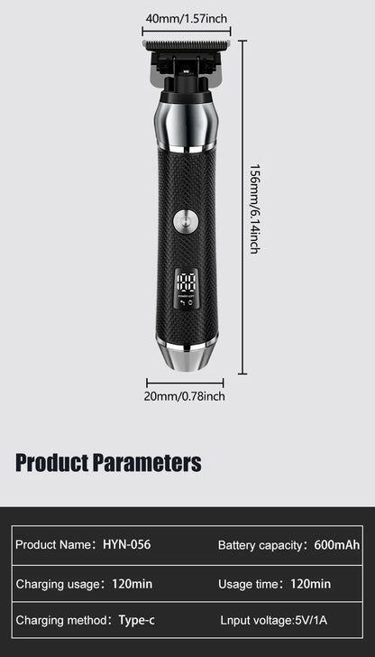 HIENA Hair Clipper For Men Professional Cordless Electric Beard Trimmer